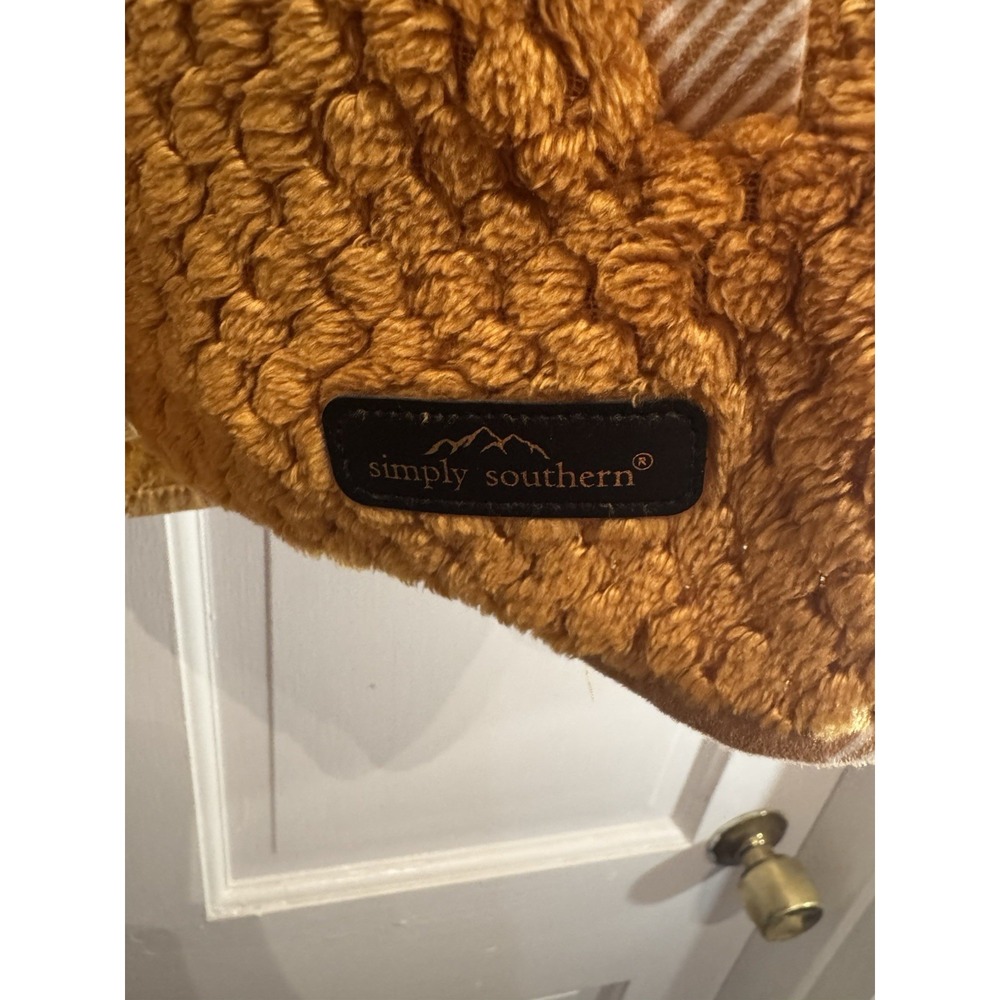 Simply Southern Fuzzy Fleece Pullover 1/4 Snap Women's XL - Picture 2 of 4